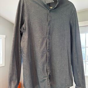 lululemon athletica Blue Casual Button Down Shirt